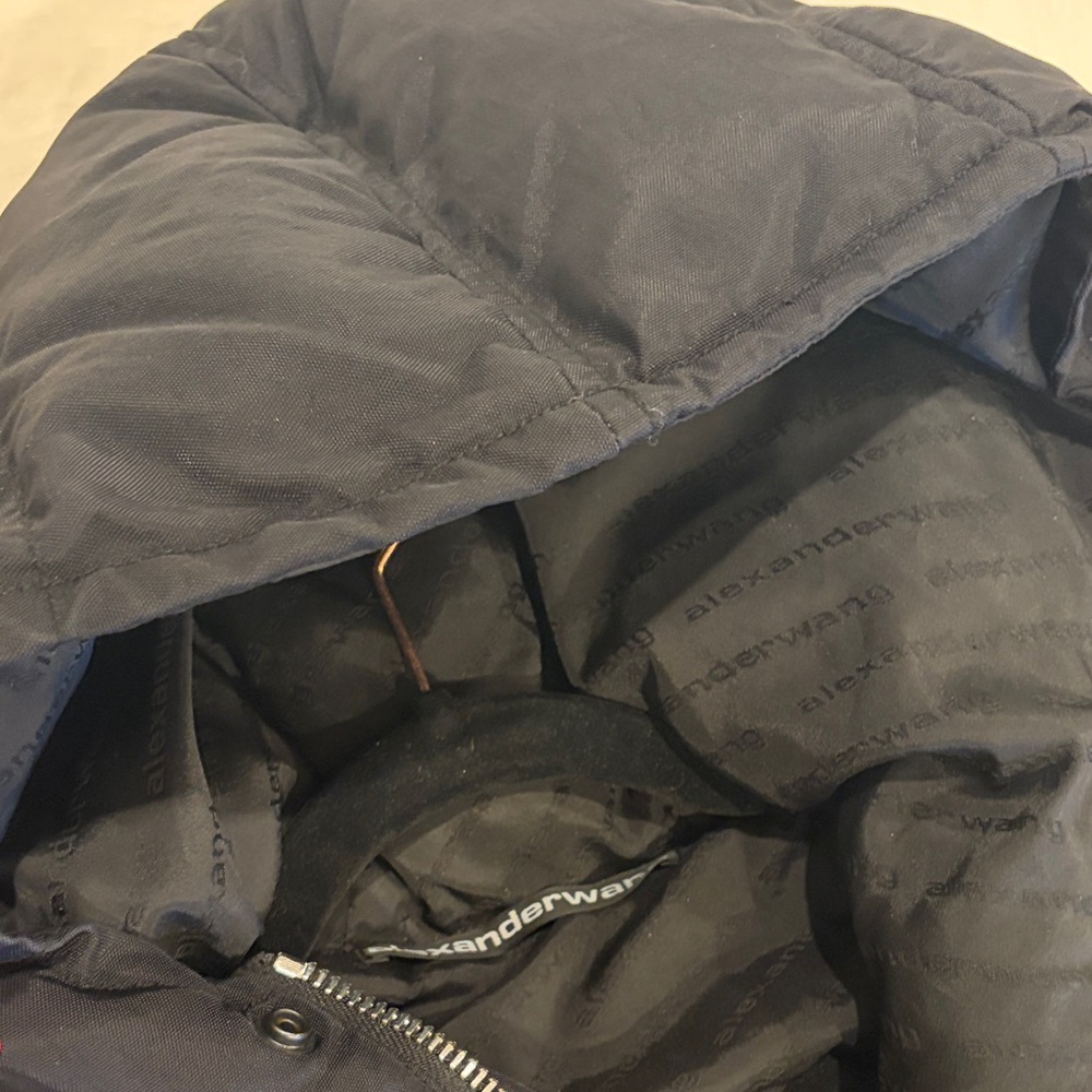 Brown and Black Puffer Jacket - Picture 3 of 4